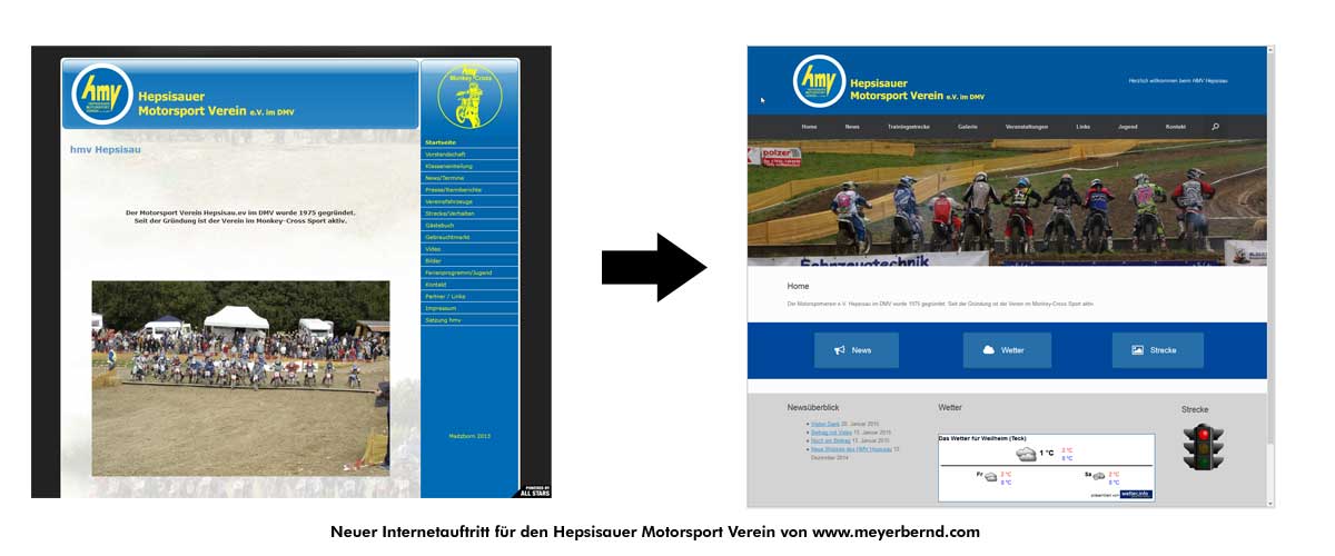 Neue Website für den Hepsisauer Motorsport Verein e.V.