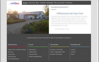 Website www.Casa-Teck.de angepasst und aktualisiert